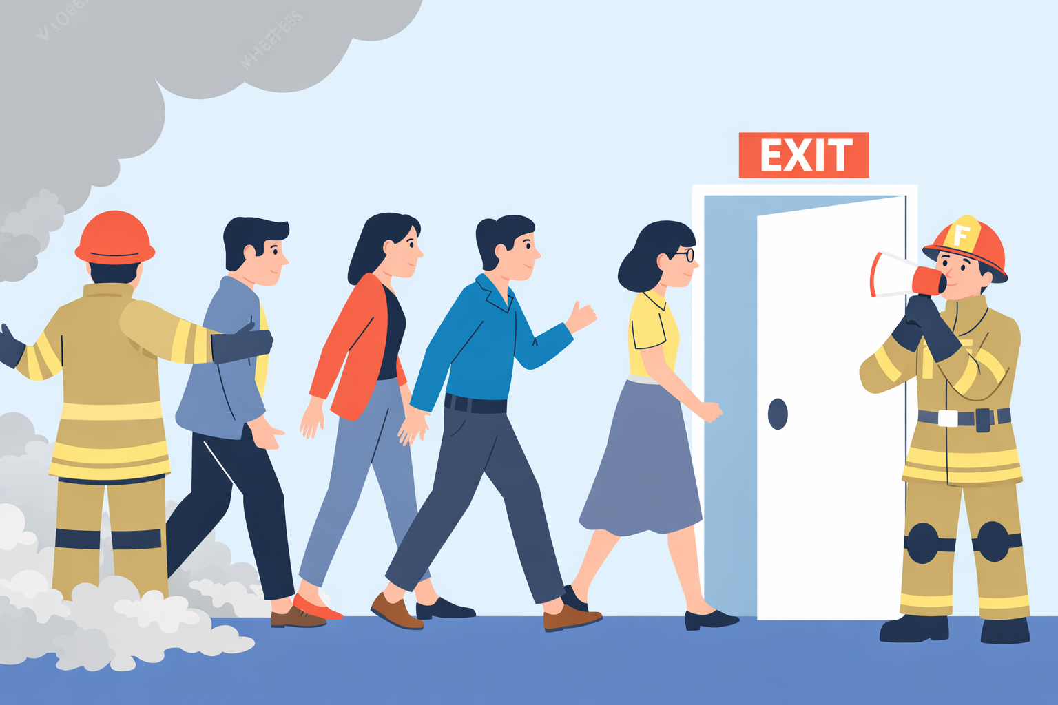 Évacuation Incendie – Guides et Serre-files